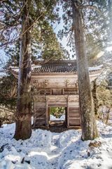 雪の明通寺