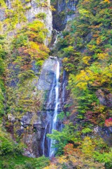 紅葉のしりたか滝