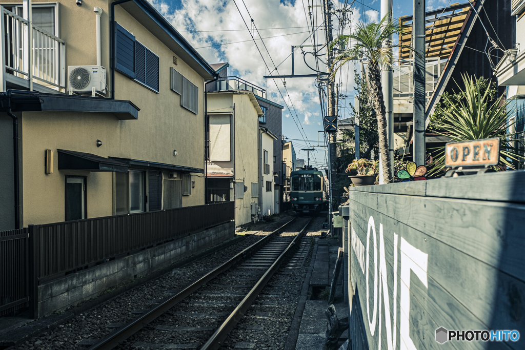 砂混じりの線路