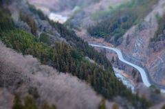 上野村スカイブリッジより。
