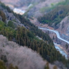 上野村スカイブリッジより。
