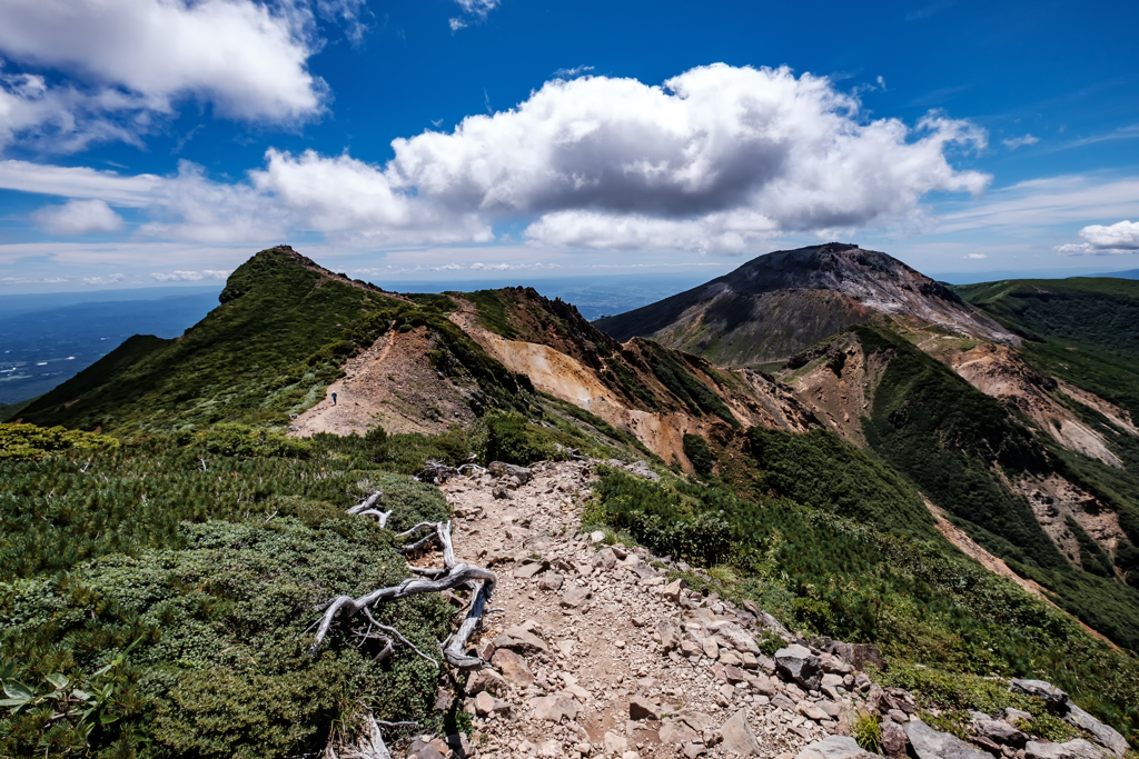 朝日岳と茶臼岳