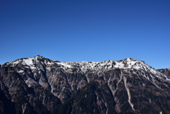 常念山脈、穂高連峰の向こう側