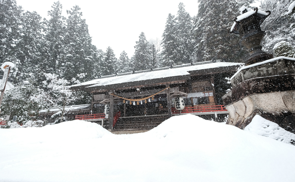 有明山の麓で