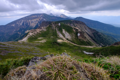 東天狗より南八ヶ岳を望む