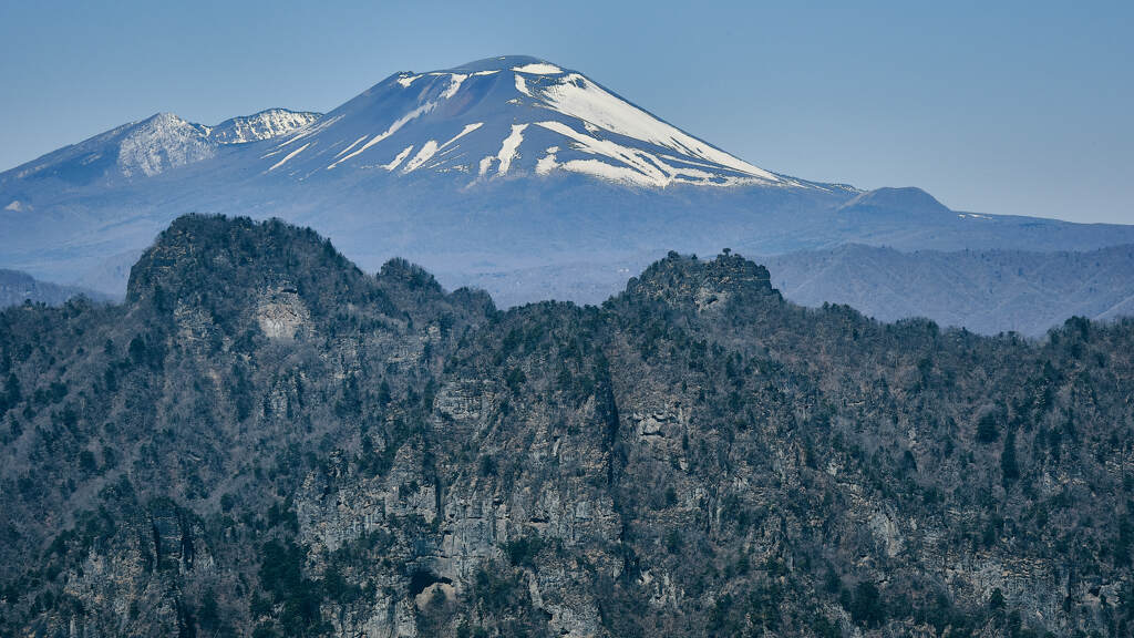 裏妙義と浅間山