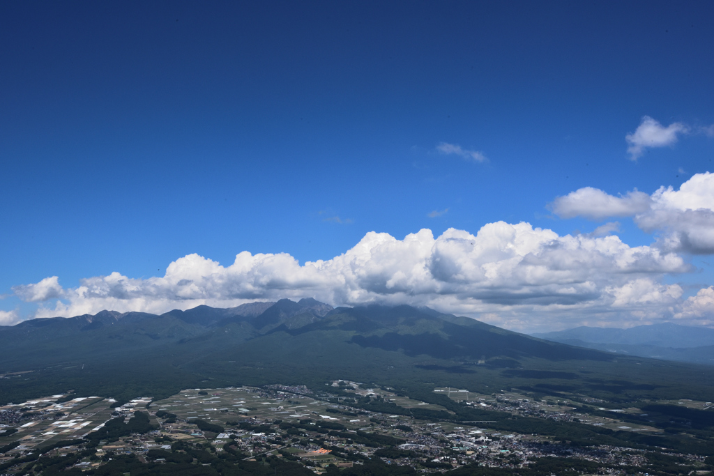 八ヶ岳を見る