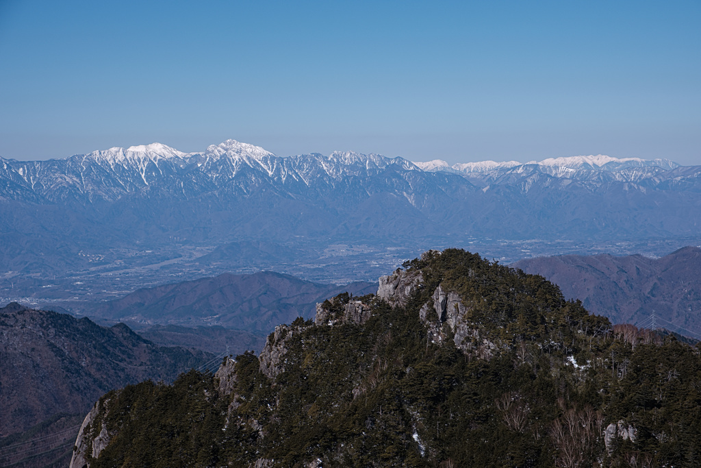 金峰山へ