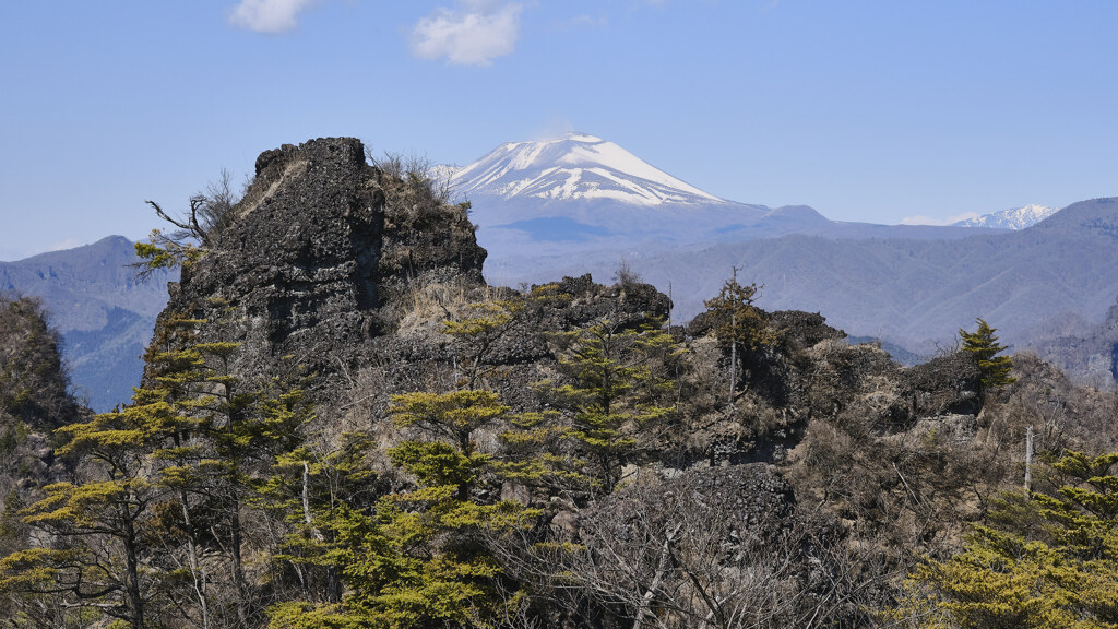 二つの山容