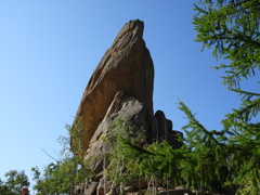 首都ウランバートル近郊　テレルジ国立公園の亀岩