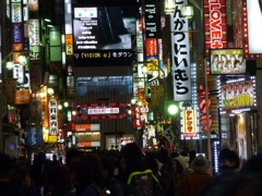 東洋最大の歓楽街　夜の歌舞伎町