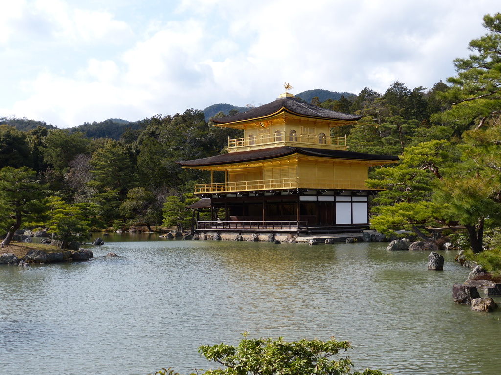 世界遺産　鹿苑寺　金閣