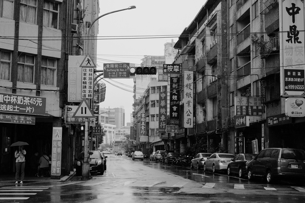 雨の台湾