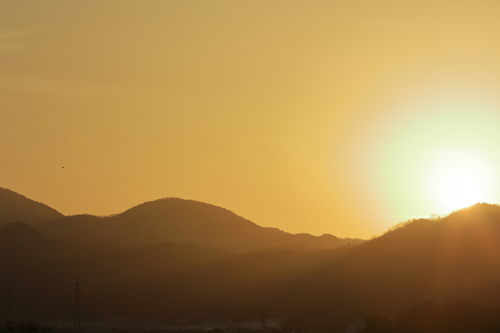 冬の夕暮れ3