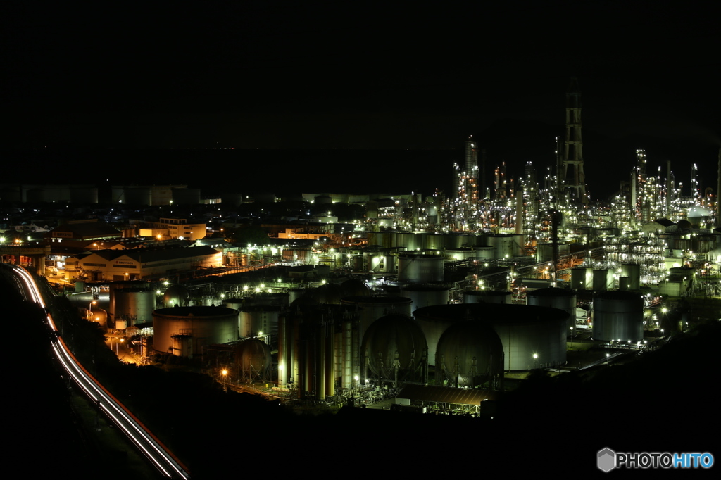 和歌山工場夜景㏌東燃ゼネラル