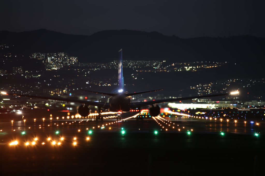 伊丹空港の夜景