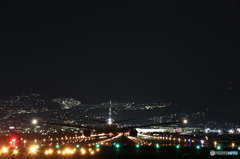 伊丹空港の夜景（2016年3月）