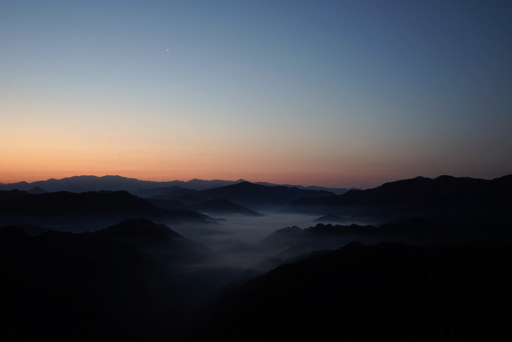 野迫川村の雲海