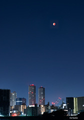 星景（皆既月食）