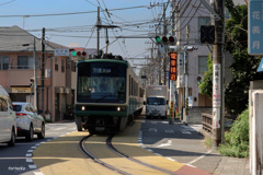 江ノ電散策-電車接近