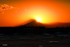 Mt.FUJI in HANEDA Airport
