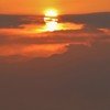 富山湾...立山連峰に 昇る朝日
