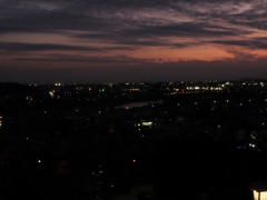 織姫神社から足利市街の夜景