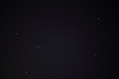 夜空を見上げればオリオン座が