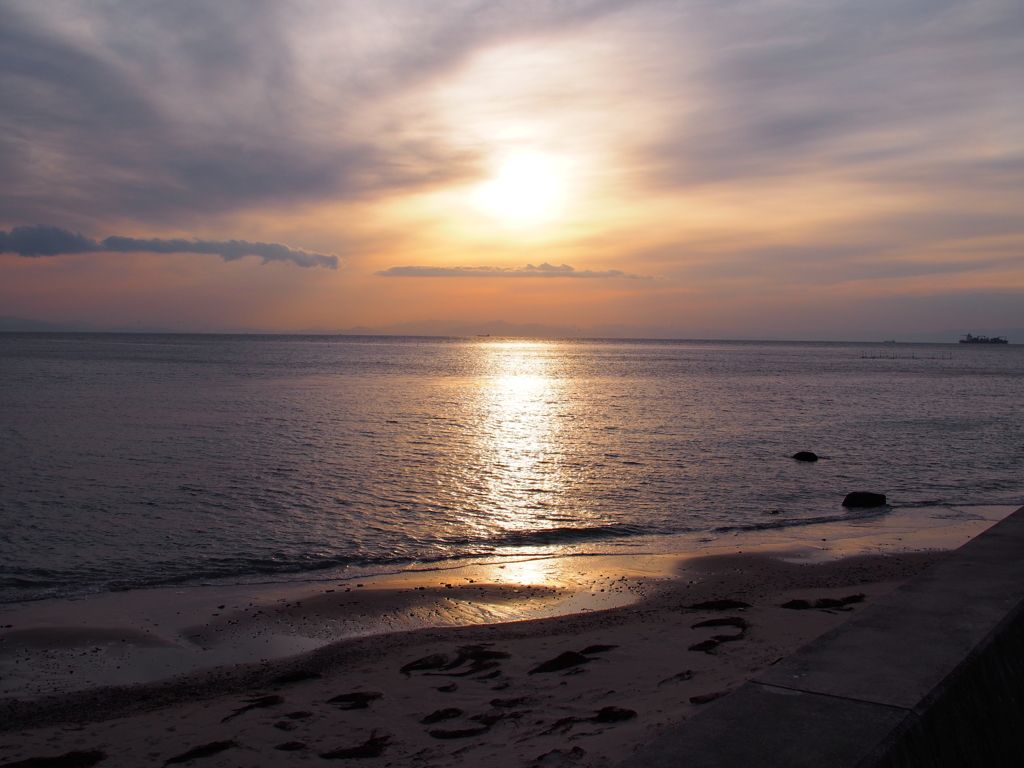 知多夕焼け1