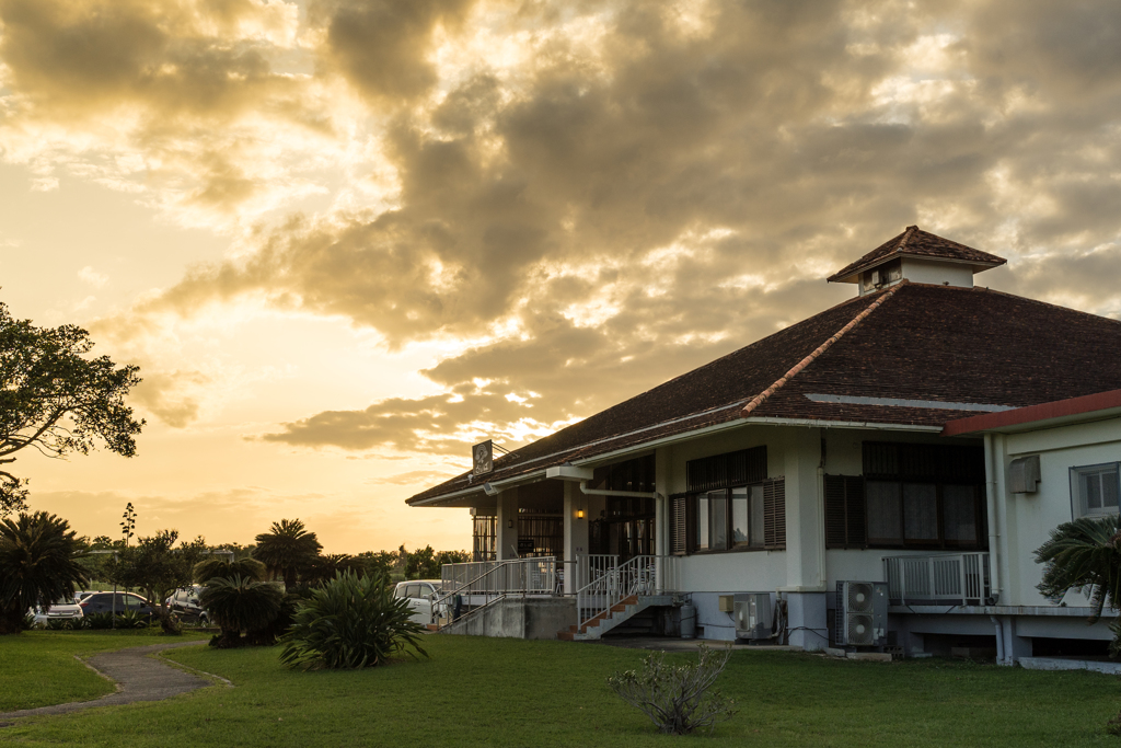 下地島　コーラルホテル夕景