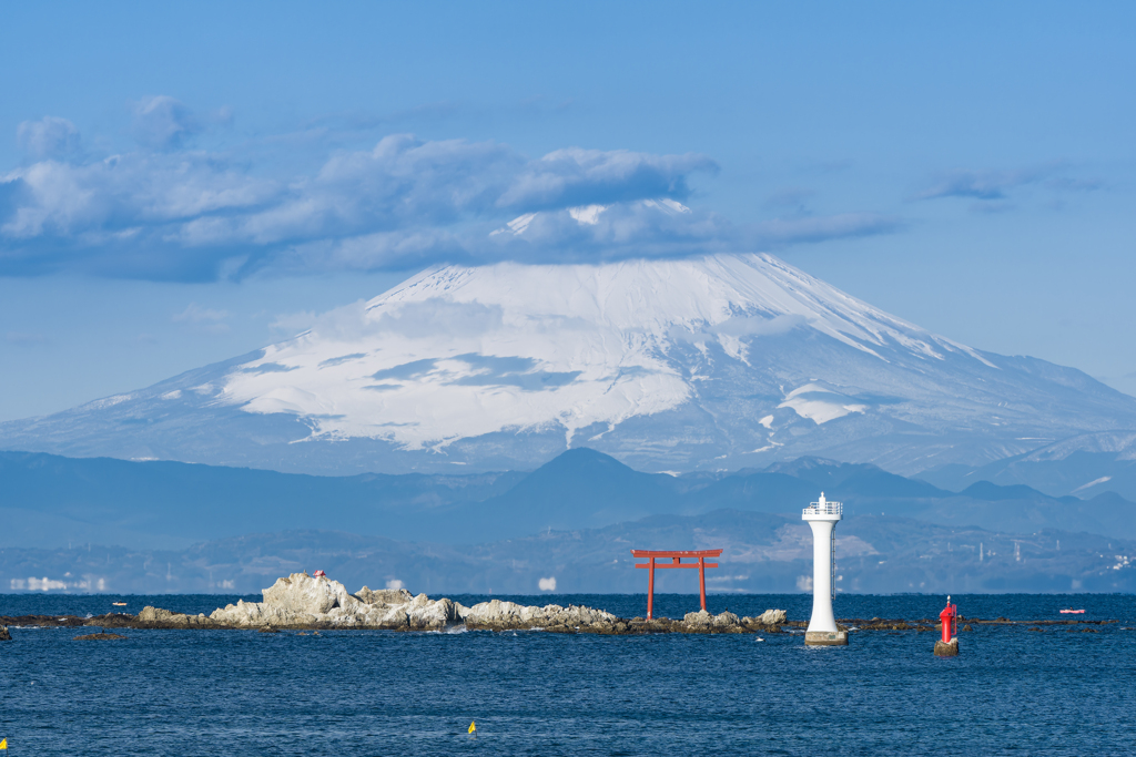 葉山からの富士山