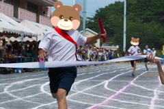 運動会に駆り出されたカメラマン