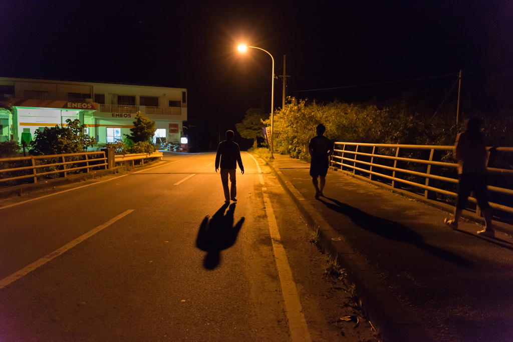 下地島夜道