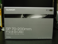 SP 70-200mm F/2.8 Di USD (Model A009) 　箱