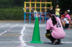 運動会に駆り出されたカメラマン