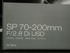 SP 70-200mm F/2.8 Di USD (Model A009) 