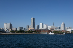 大桟橋からのみなとみらい