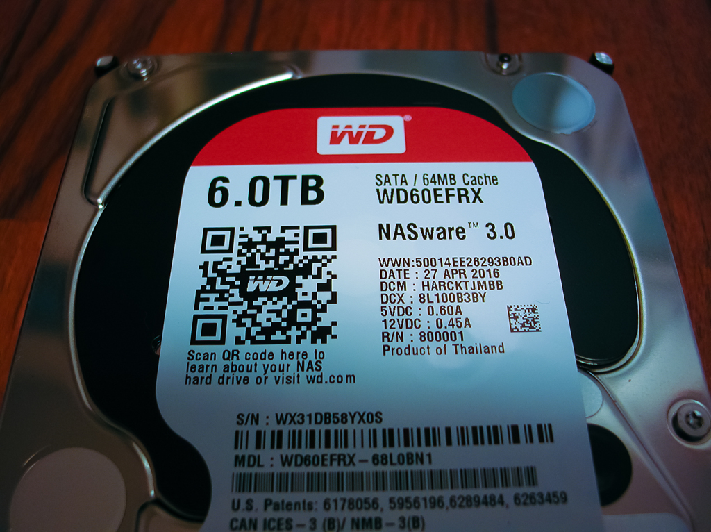 WD60EFRX 6.0TB