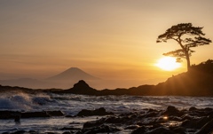 夕富士