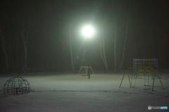 夜霧が遊ぶ