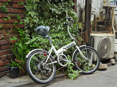 街角の自転車