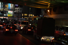 新宿・大ガードの夜景（２）