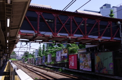 原宿駅ホームから