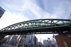 昌平橋の鉄橋