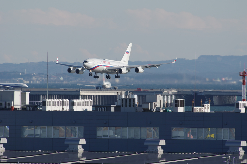 プーチン大統領搭乗機