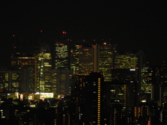 新宿高層ビル群夜景