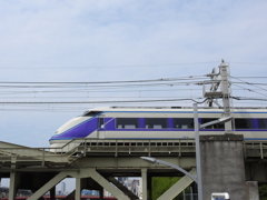 東武鉄道、スペーシア＠隅田川の鉄橋にかかる（２）
