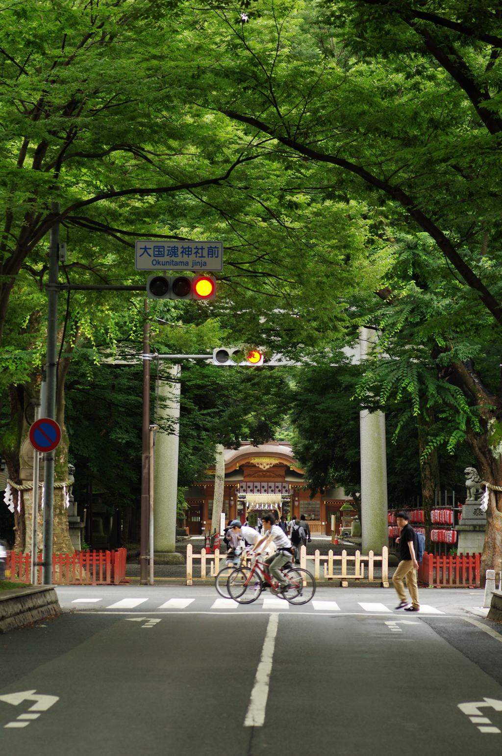 府中・駅前の欅並木（４）＠100mm