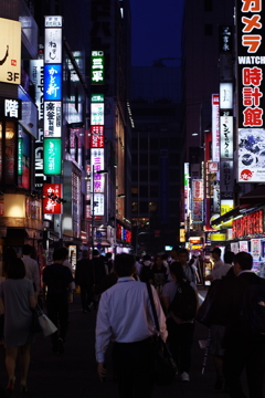 新宿西口あたり