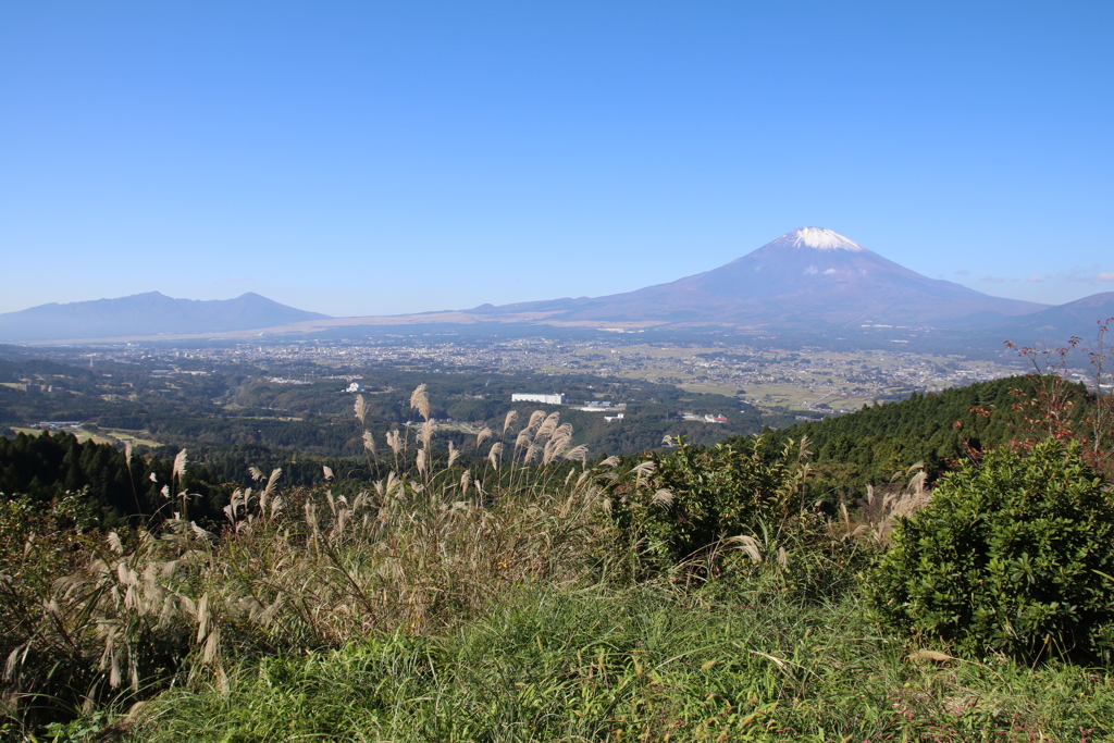 秋晴れ足柄峠